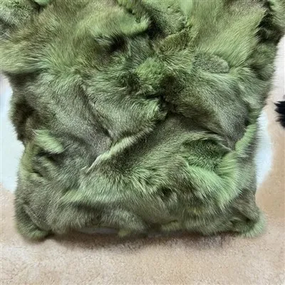OEM Furry Pościel Wysoki stos Dekoracyjne poduszki z prawdziwego futra lisa Poszewka na poduszkę